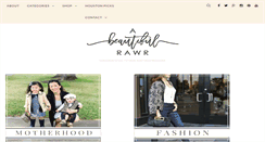 Desktop Screenshot of abeautifulrawr.com